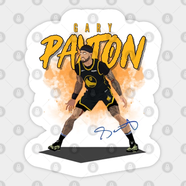 Gary Payton II Aesthetic Tribute 〶 Sticker by Terahertz'Cloth